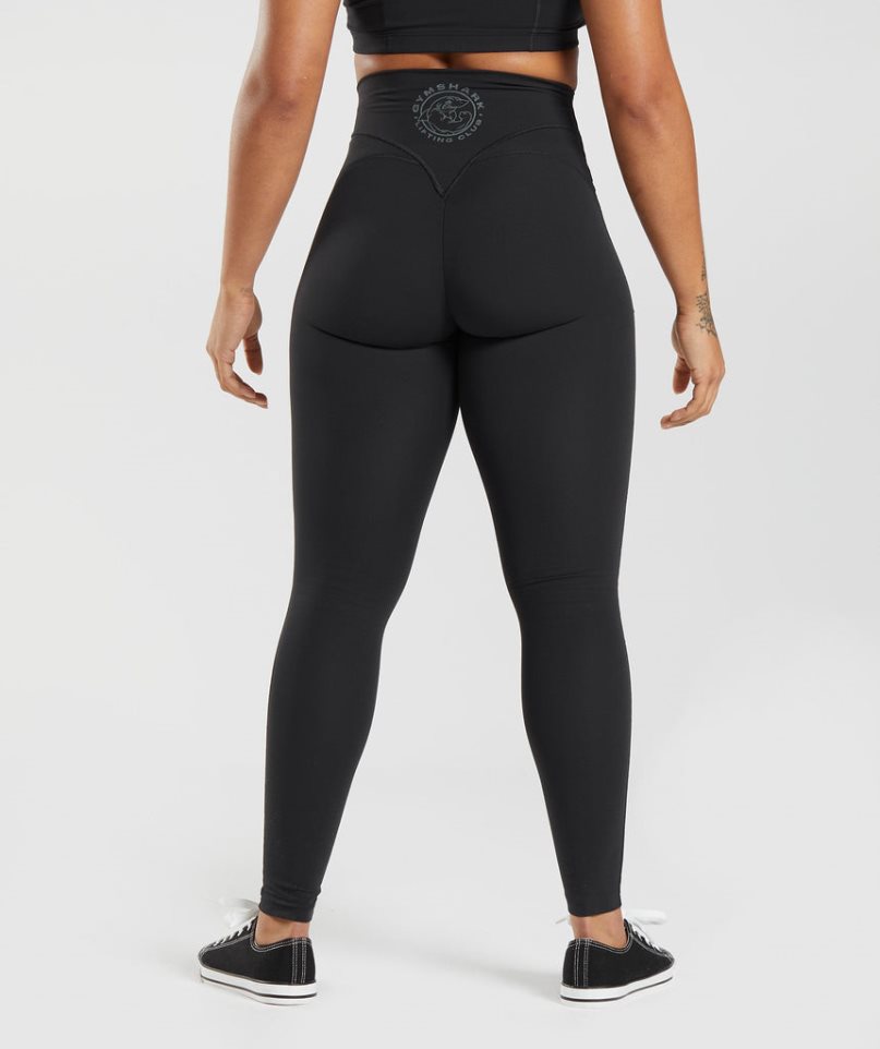 Women's Gymshark Legacy Leggings Black | NZ 0CWKOG